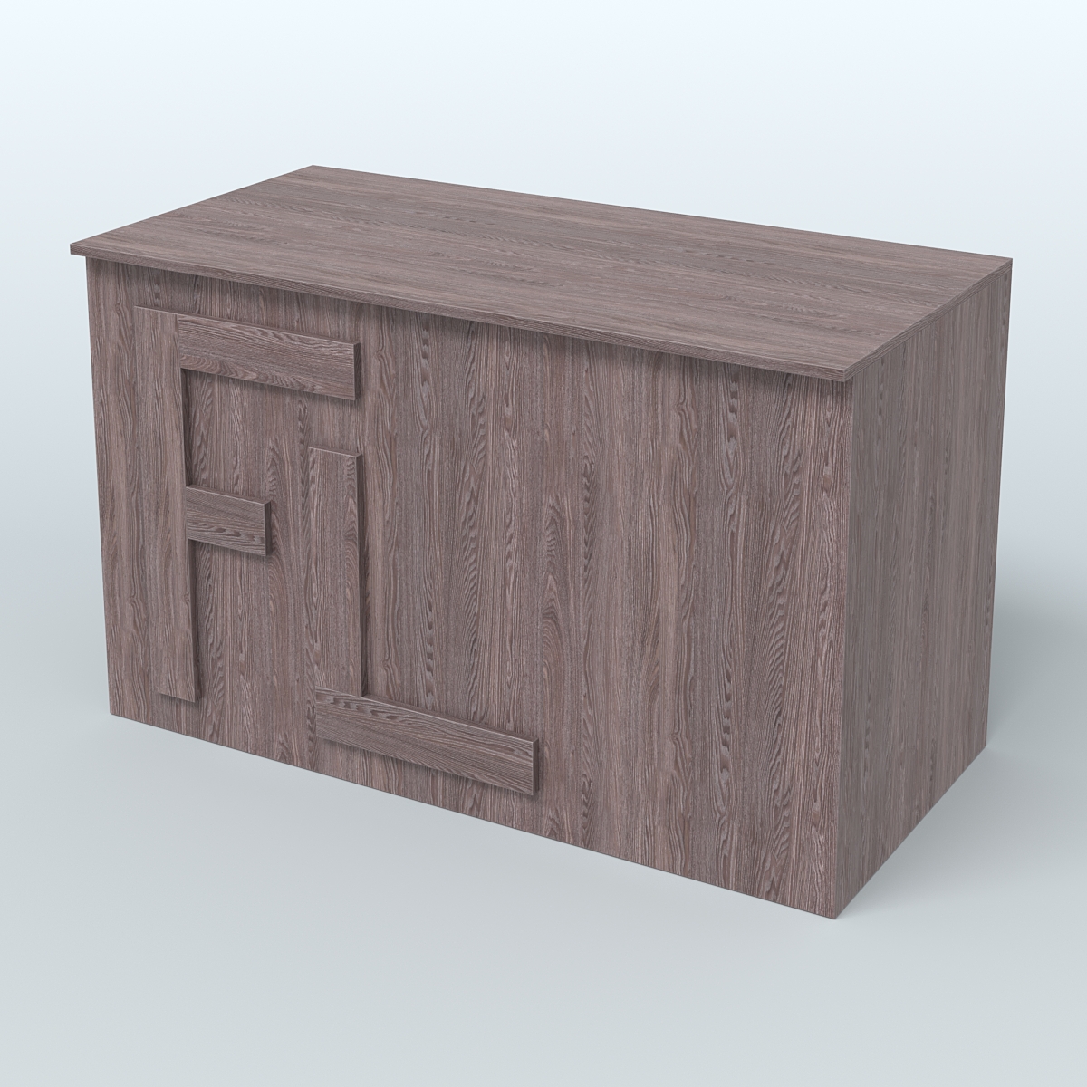 Ресепшн-стол "Фаберлинк"  Ясень Анкор темный