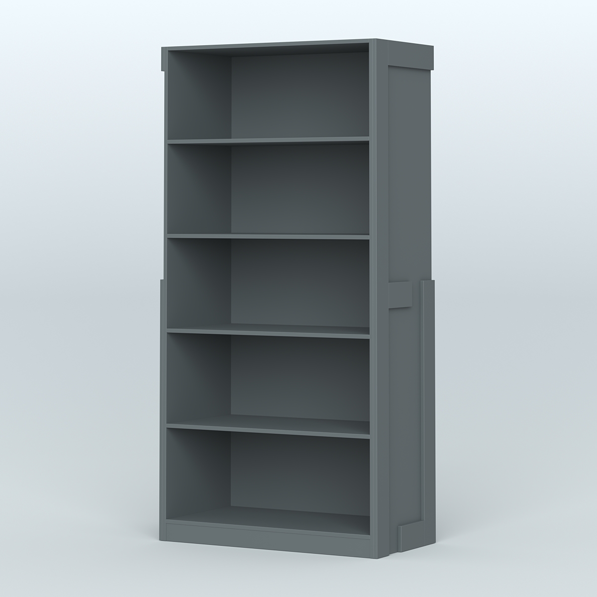 Стеллаж "Фаберлинк" Темно-Серый