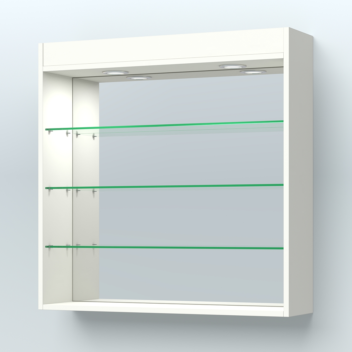 Витрина настенная "Фаберлинк" Белый
