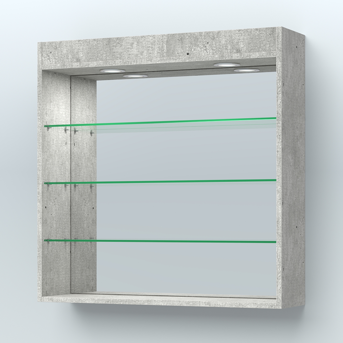 Витрина настенная "Фаберлинк" Метрополитан Грей