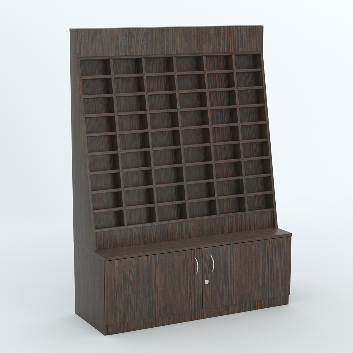 Стенд для очков №1 с накопителем Дуб Венге