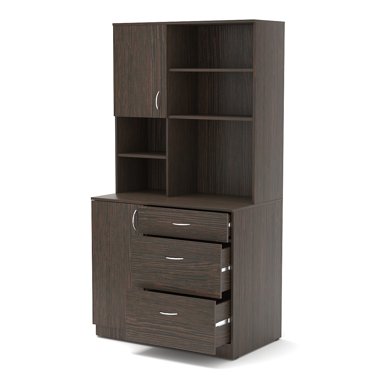 Офисная мини-кухня ВЕКТОР №5 Дуб Венге