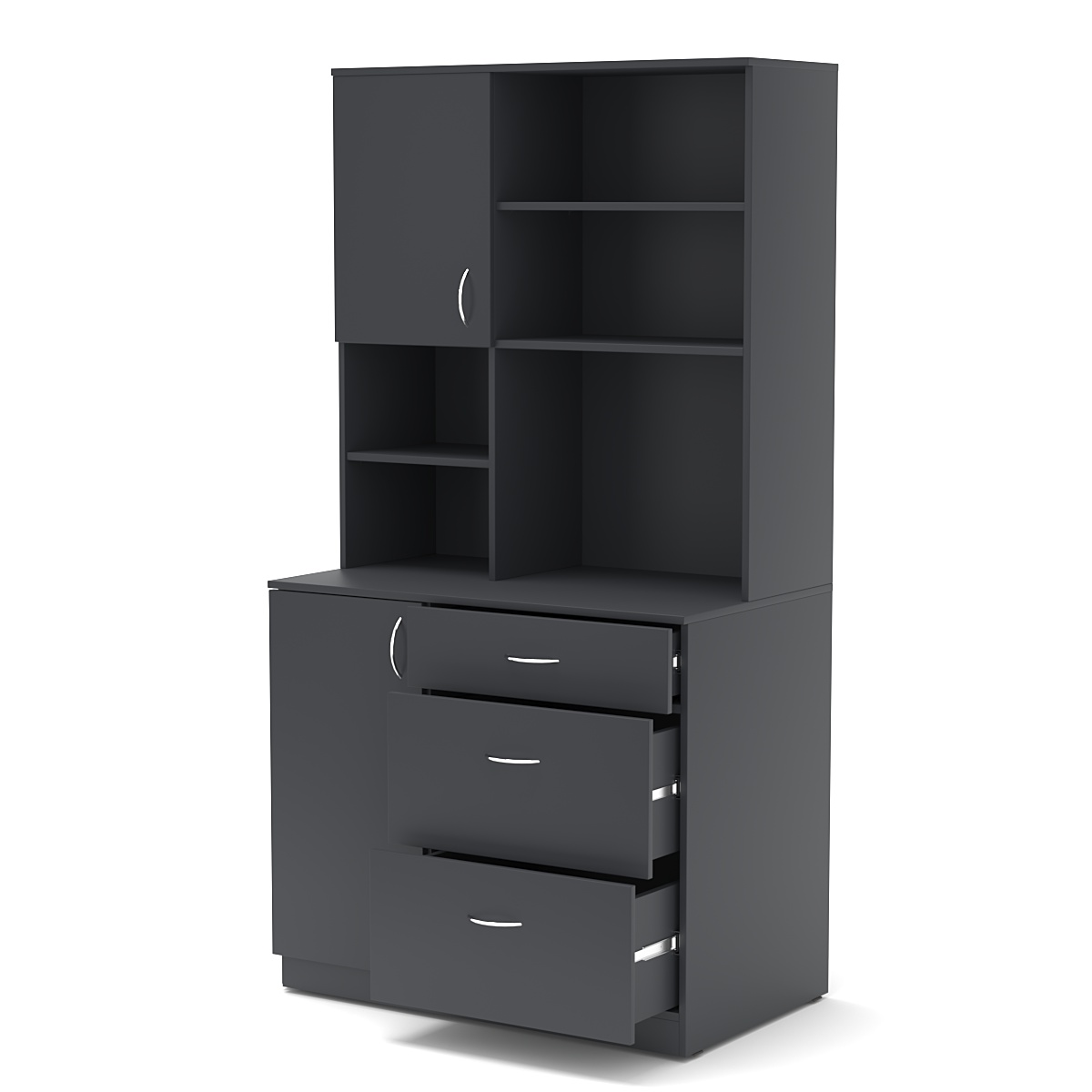 Офисная мини-кухня ВЕКТОР №5 Антрацит