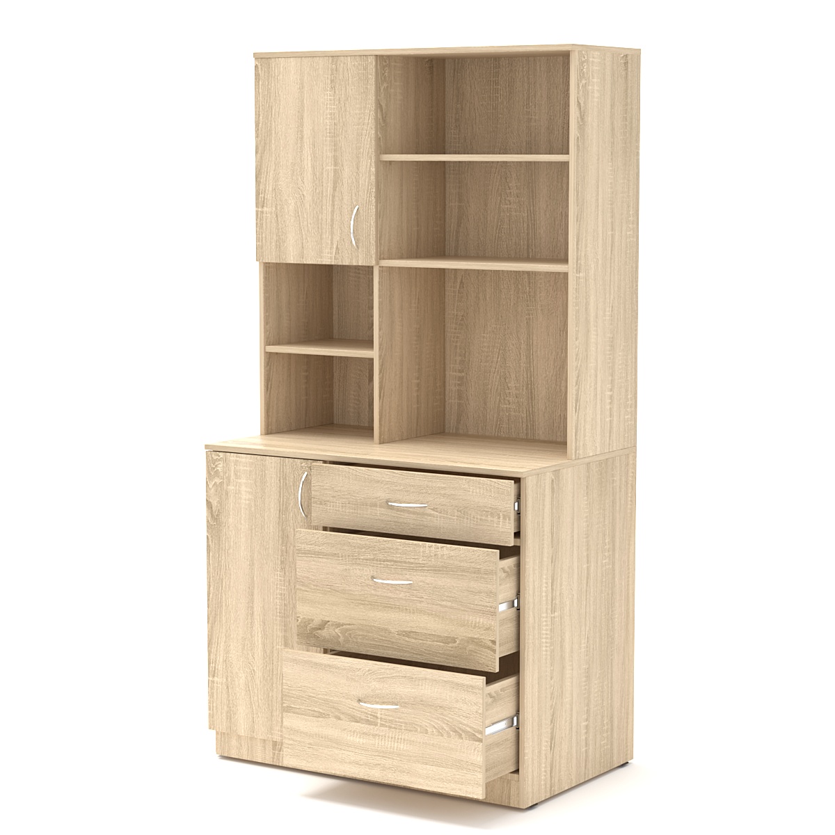 Офисная мини-кухня ВЕКТОР №5 Дуб Сонома