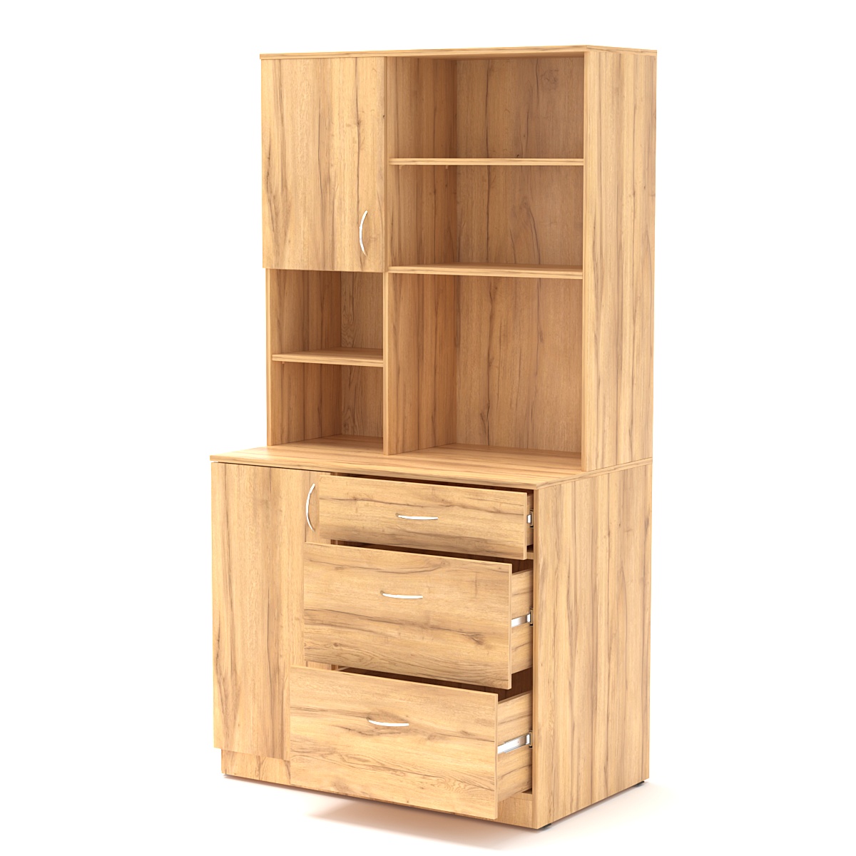 Офисная мини-кухня ВЕКТОР №5 Дуб Золотистый