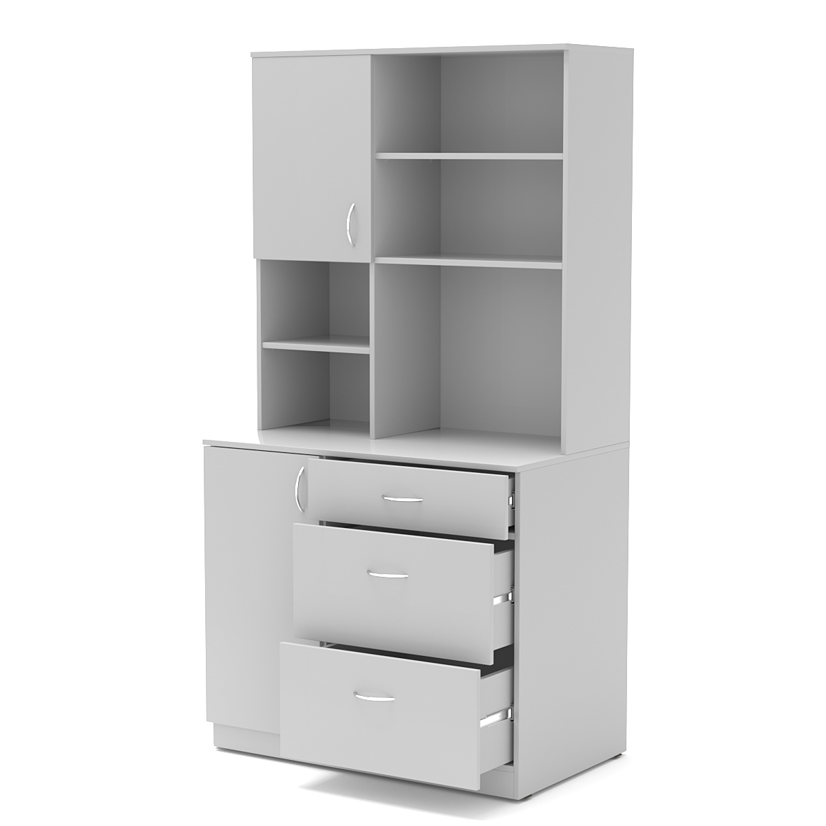 Офисная мини-кухня ВЕКТОР №5 Серый