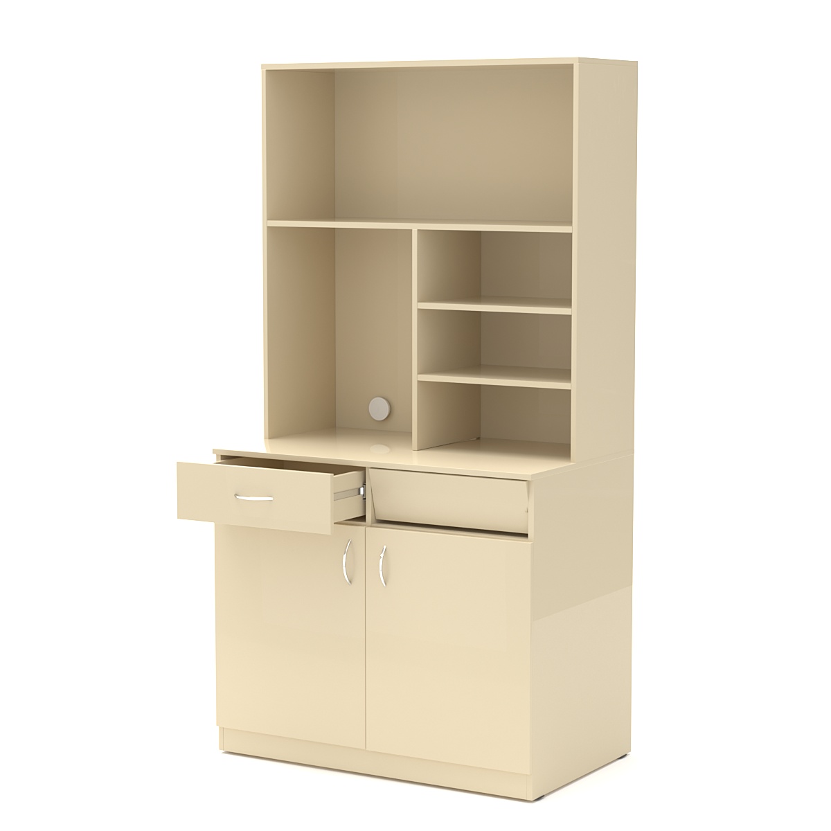 Офисная мини-кухня ВЕКТОР №6 Крем Вайс