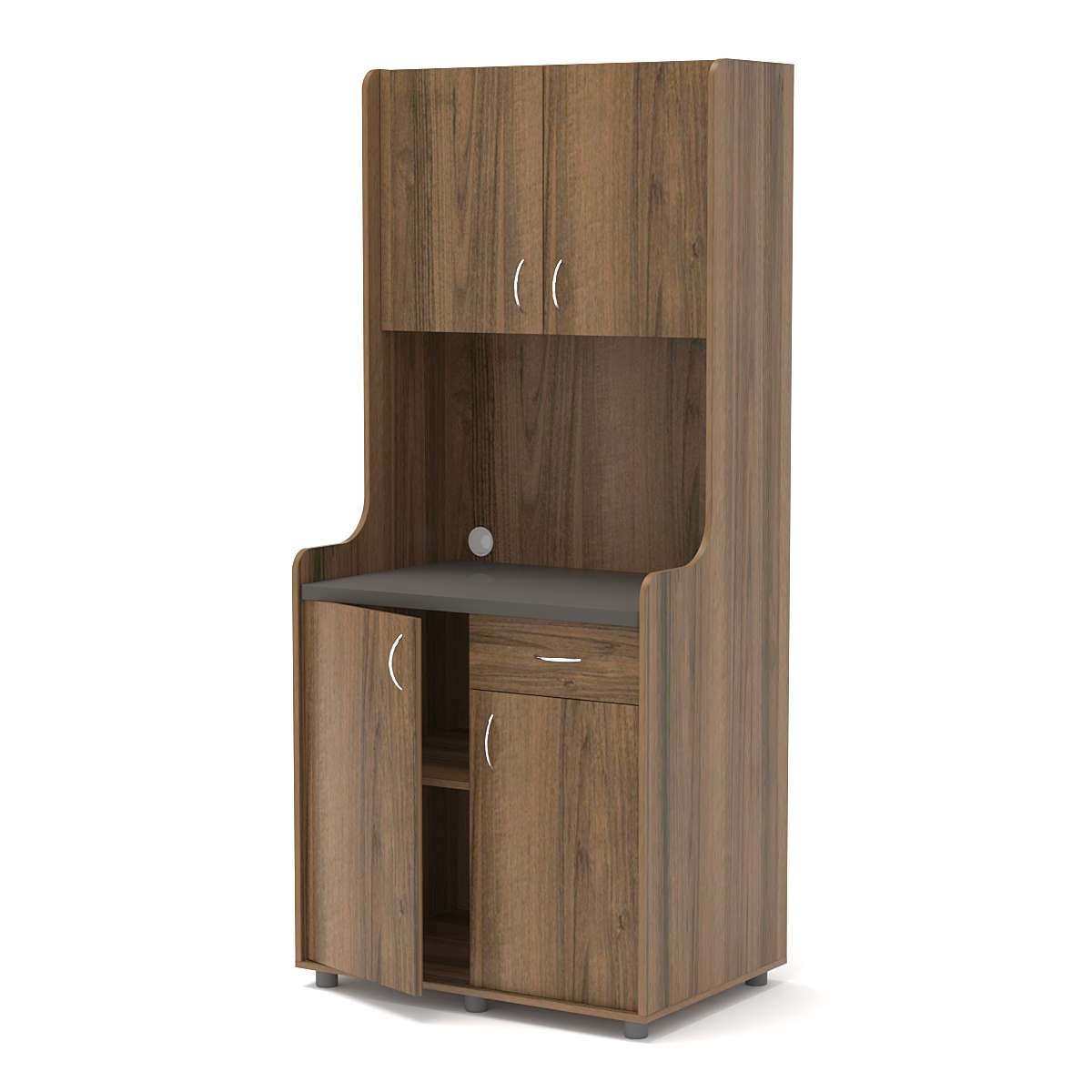 Офисная мини-кухня ЭЛЕГИЯ №1А Орех