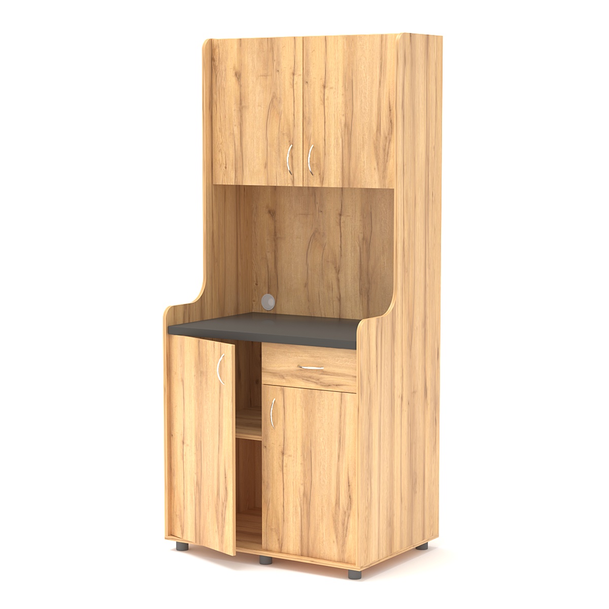 Офисная мини-кухня ЭЛЕГИЯ №1А Дуб Золотистый