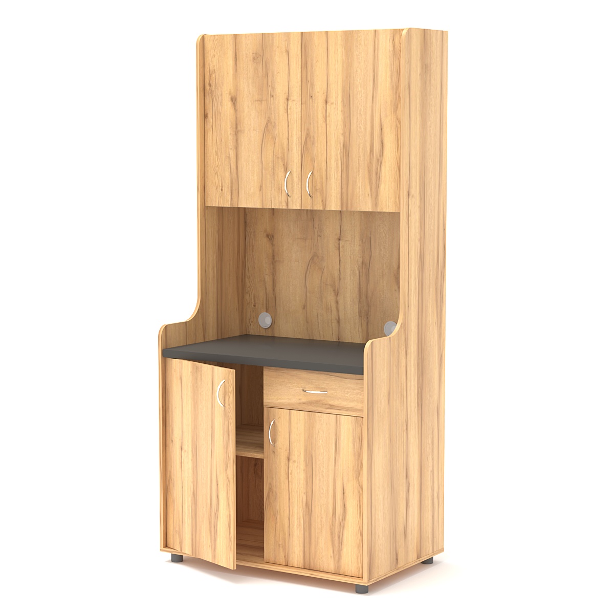 Офисная мини-кухня ЭЛЕГИЯ №2А Дуб Золотистый