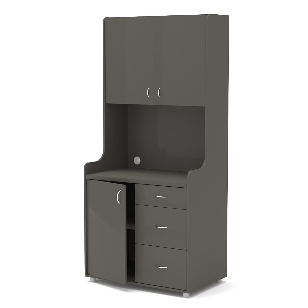 Офисная мини-кухня ЭЛЕГИЯ №3А Черный