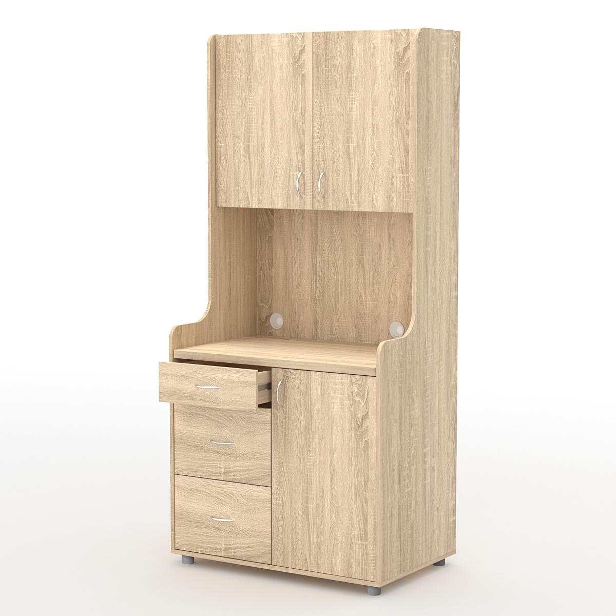 Офисная мини-кухня ЭЛЕГИЯ №4А Дуб Сонома