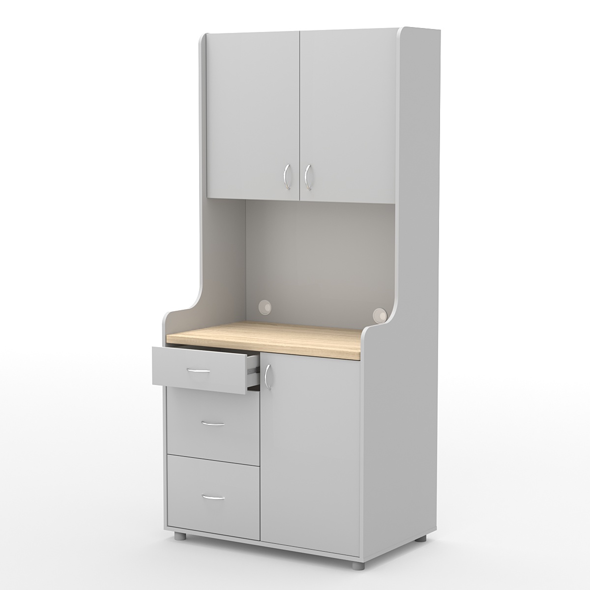 Офисная мини-кухня ЭЛЕГИЯ №4А Серый