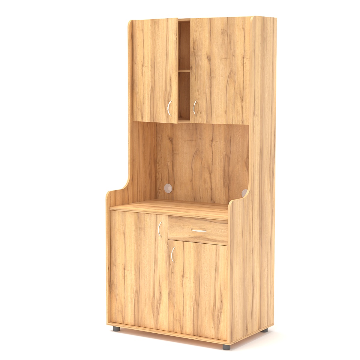 Офисная мини-кухня ЭЛЕГИЯ №2 Дуб Золотистый