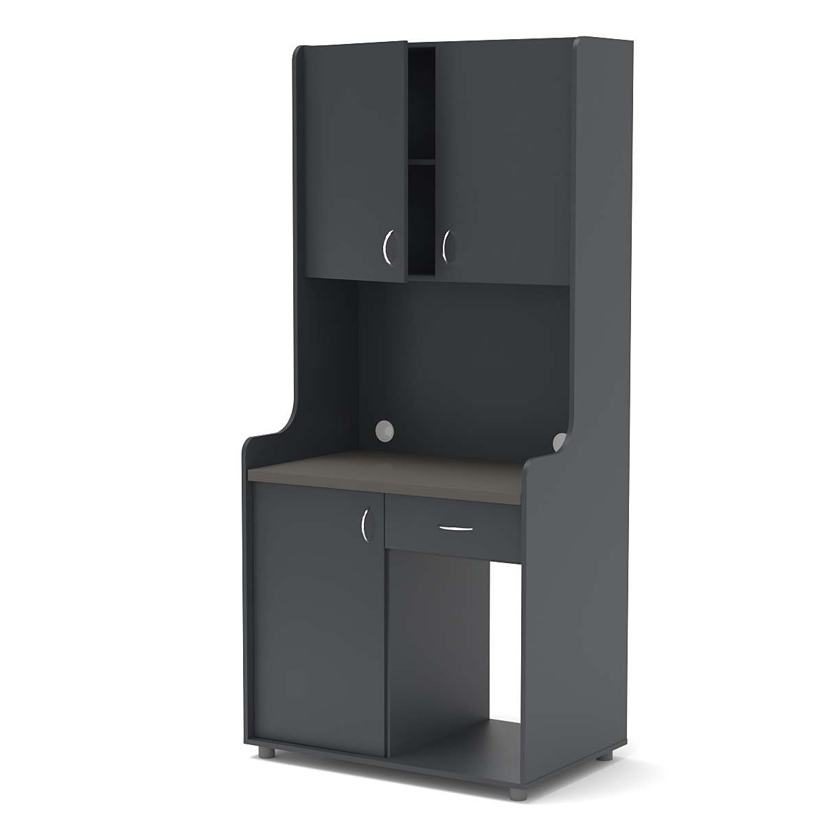 Офисная мини-кухня ЭЛЕГИЯ №5А Антрацит