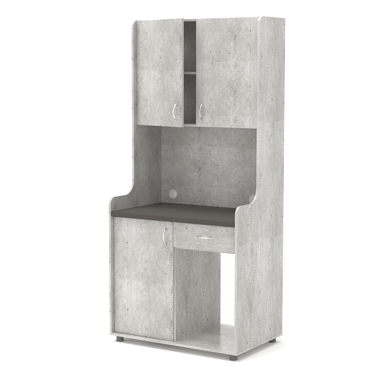 Офисная мини-кухня ЭЛЕГИЯ №5А Метрополитан Грей