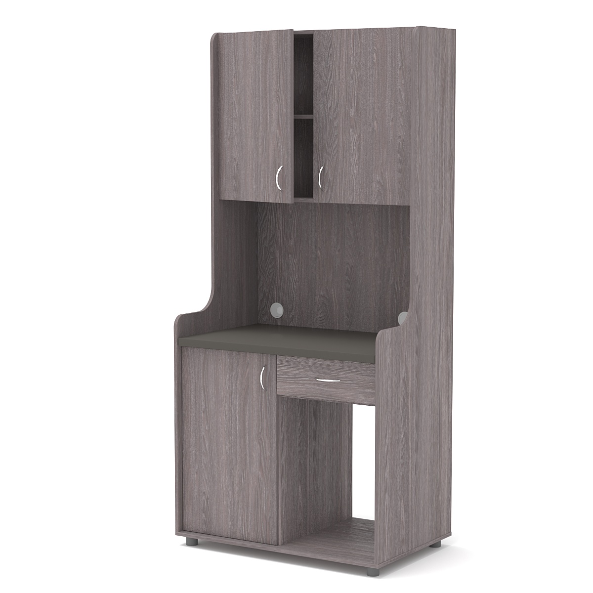 Офисная мини-кухня ЭЛЕГИЯ №5А Ясень Анкор темный