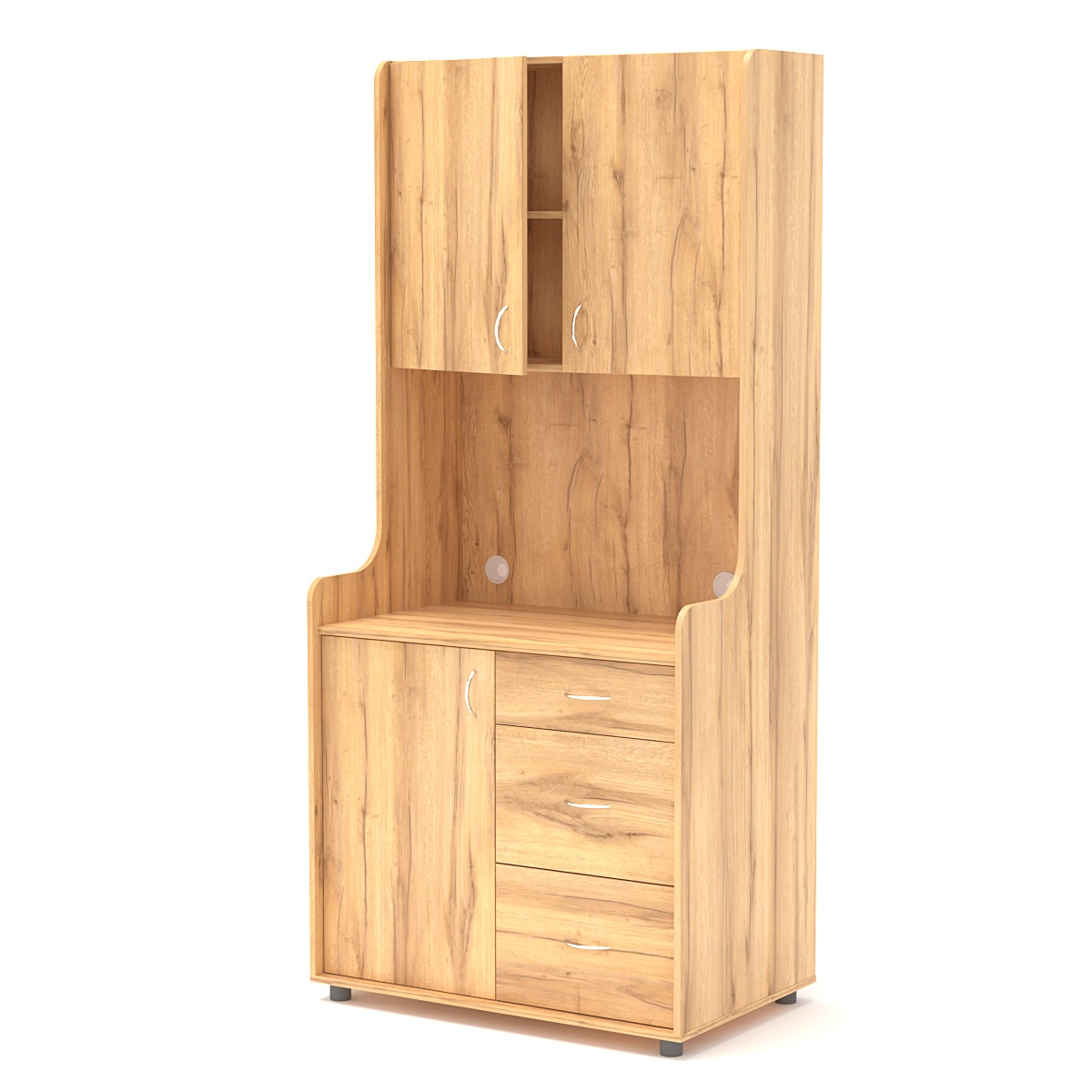 Офисная мини-кухня ЭЛЕГИЯ №3 Дуб Золотистый