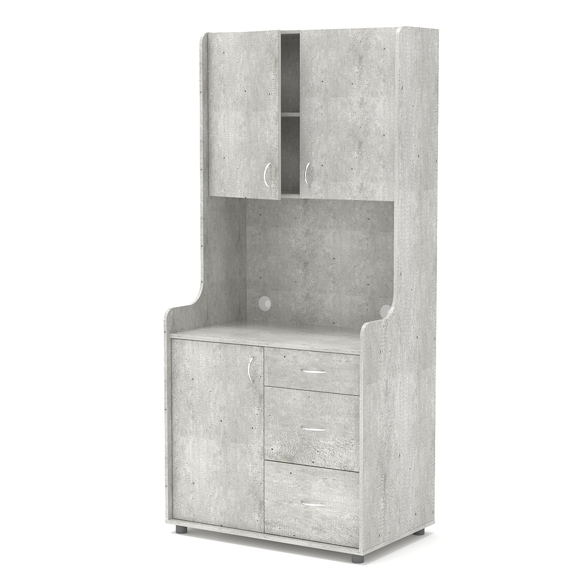 Офисная мини-кухня ЭЛЕГИЯ №3 Метрополитан Грей