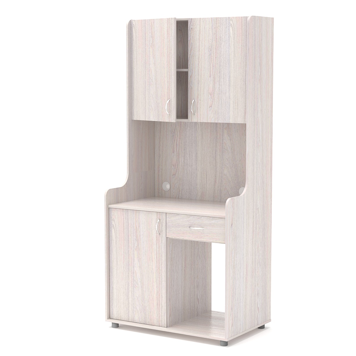 Офисная мини-кухня ЭЛЕГИЯ №5 Ясень Анкор светлый