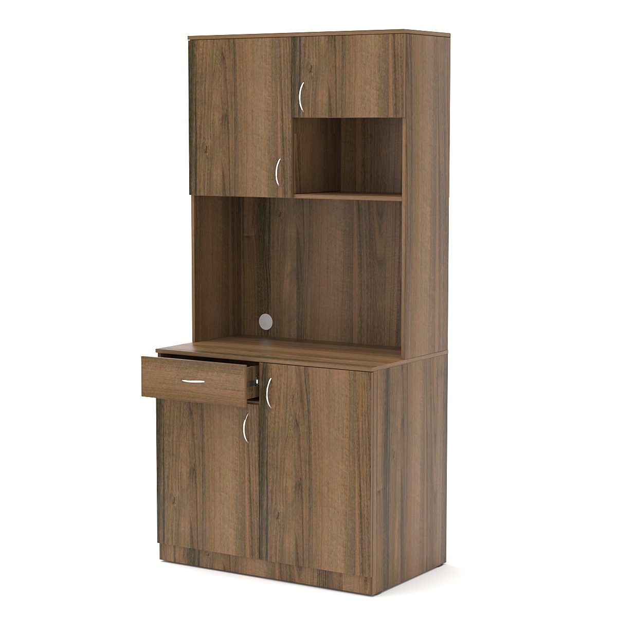 Офисная мини-кухня ПРАКТИК №4 Орех