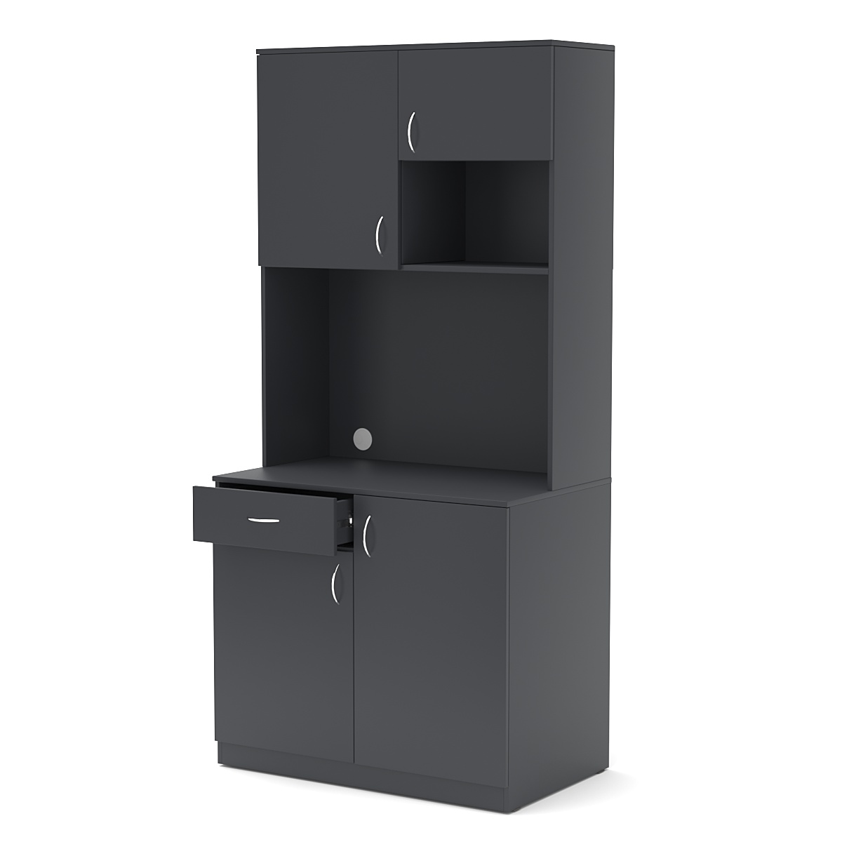 Офисная мини-кухня ПРАКТИК №4 Антрацит