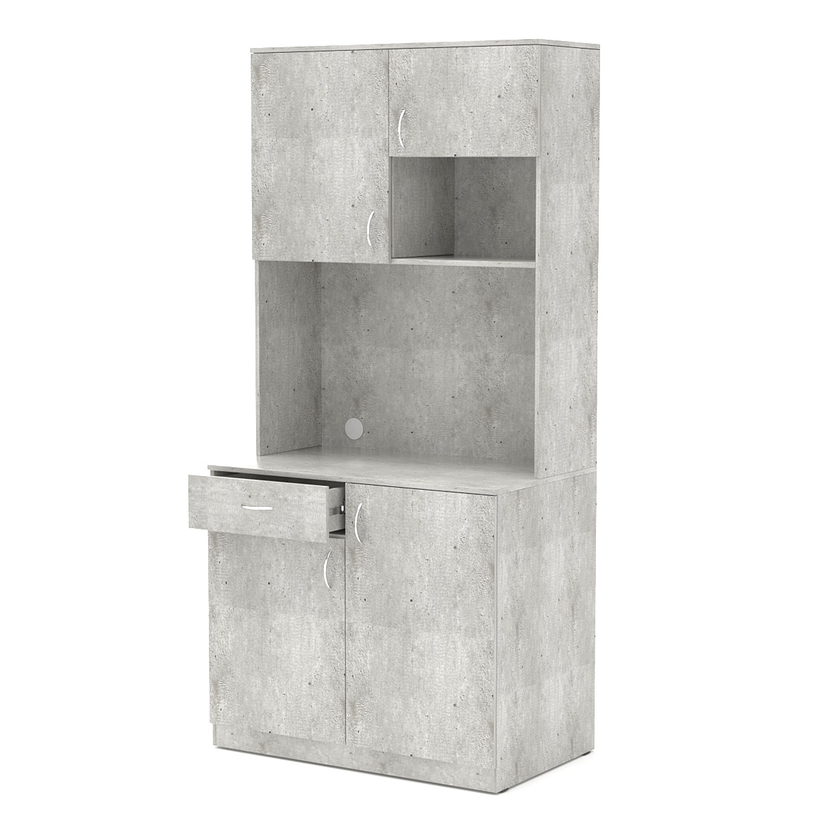 Офисная мини-кухня ПРАКТИК №4 Метрополитан Грей