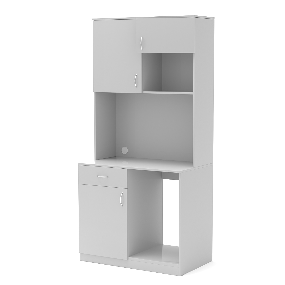 Офисная мини-кухня ПРАКТИК №5 Серый