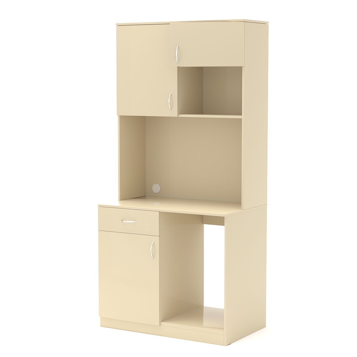 Офисная мини-кухня ПРАКТИК №5 Крем Вайс