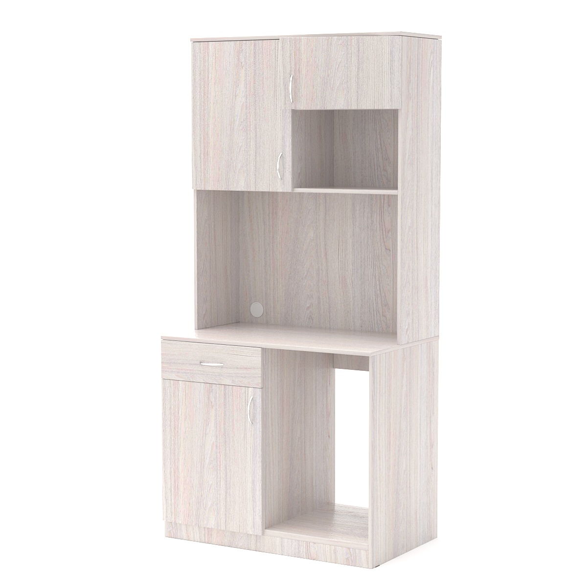 Офисная мини-кухня ПРАКТИК №5 Ясень Анкор светлый