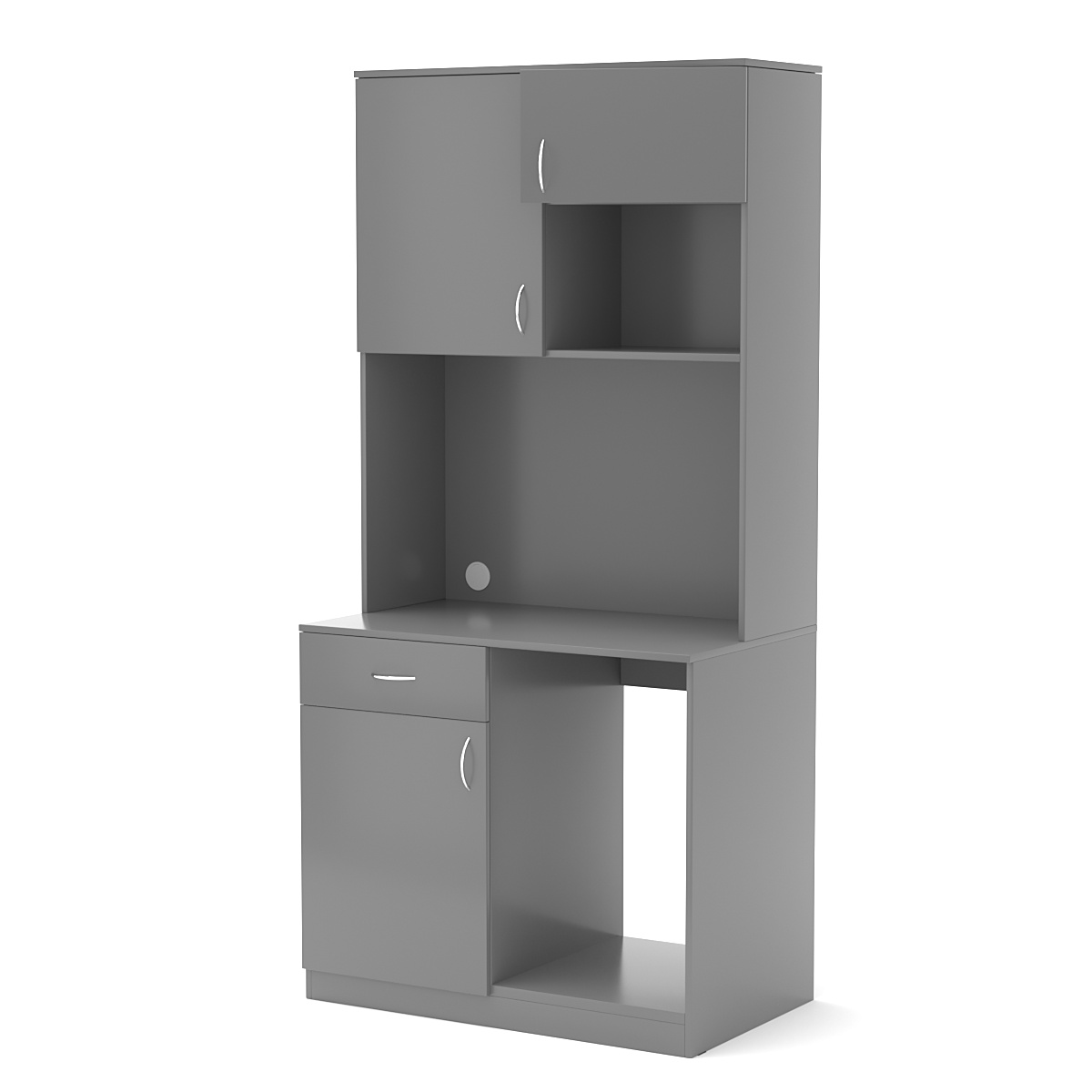 Офисная мини-кухня ПРАКТИК №5 Темно-Серый