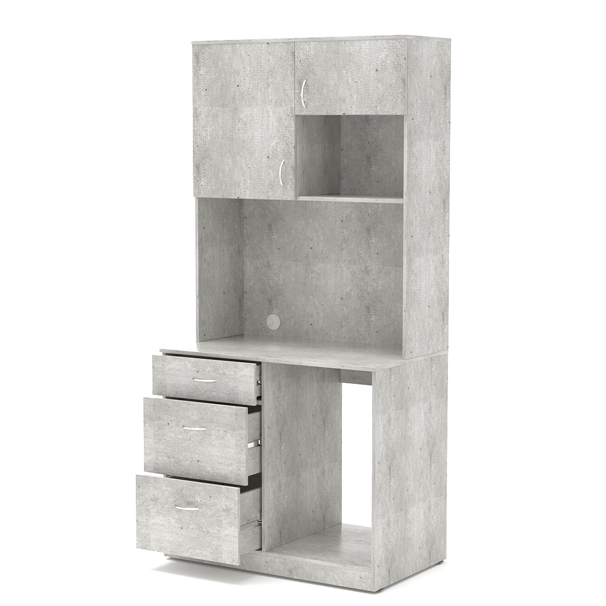 Офисная мини-кухня ПРАКТИК №6 Метрополитан Грей