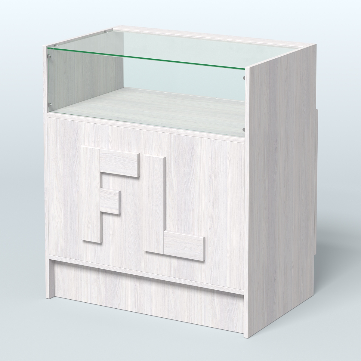 Прилавок "Фаберлинк" №2-800 Ясень Анкор светлый