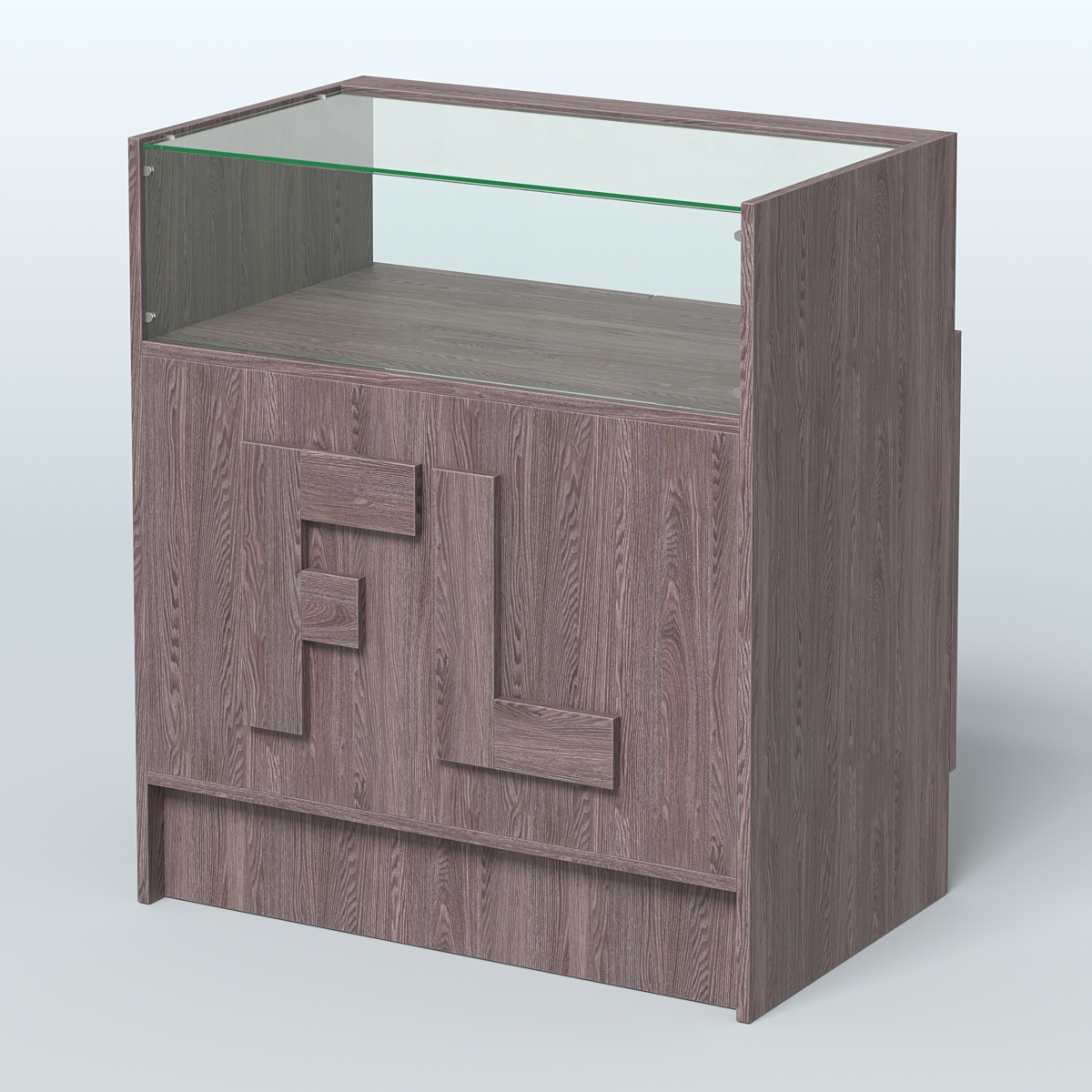 Прилавок "Фаберлинк" №2-800 Ясень Анкор темный