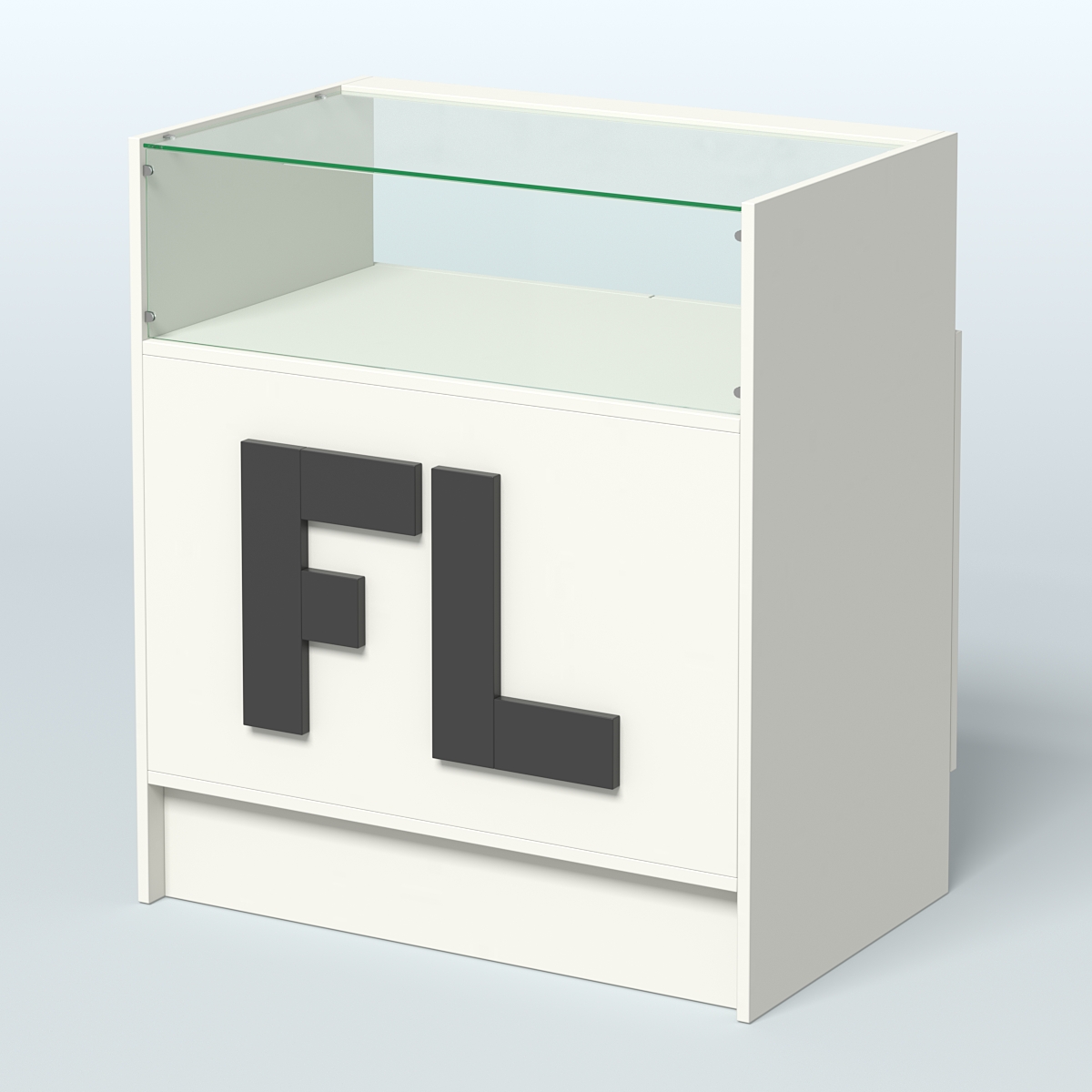 Прилавок "Фаберлинк" №2-800 Белый и Черный