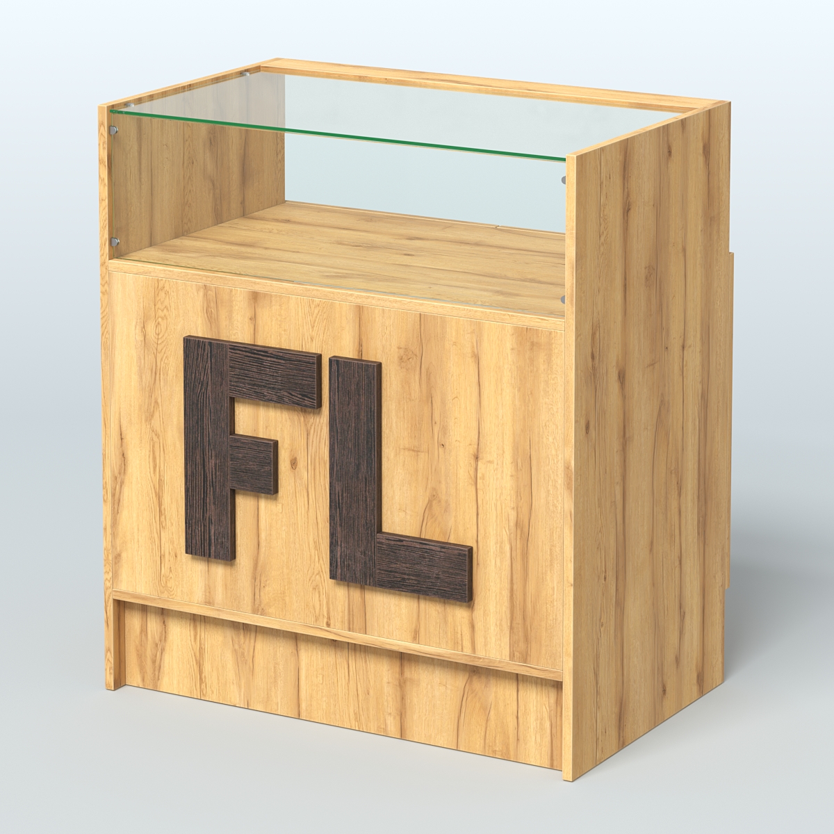 Прилавок "Фаберлинк" №2-800 Дуб Золотистый + Дуб Венге