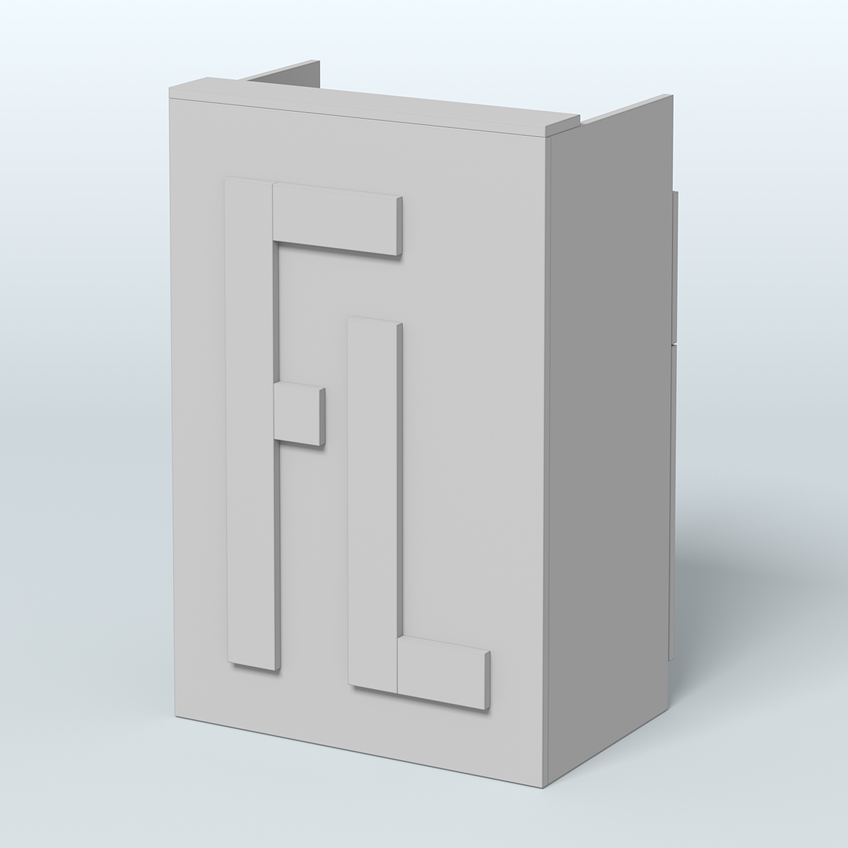 Прилавок "Фаберлинк" №3 под кассу Серый