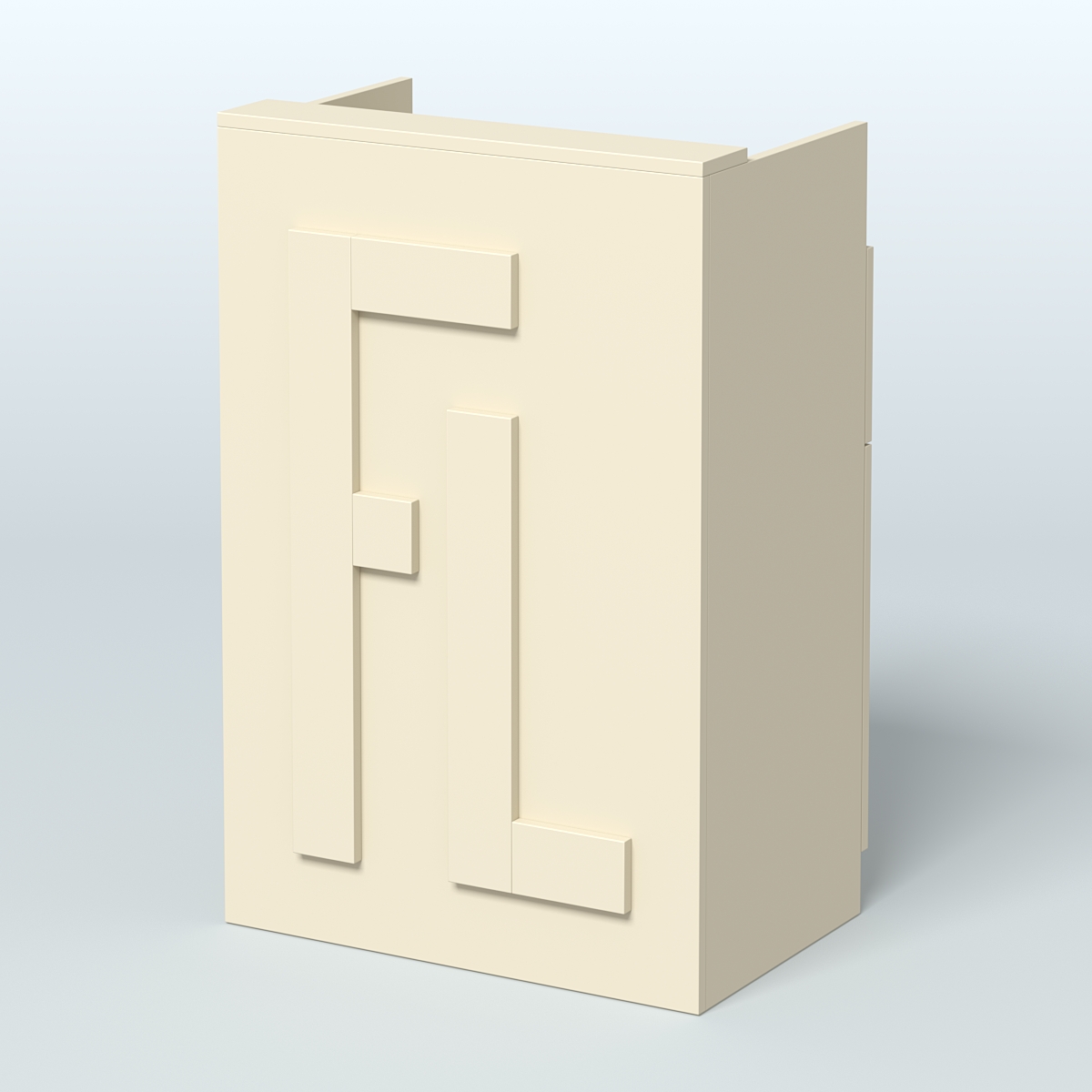 Прилавок "Фаберлинк" №3 под кассу Крем Вайс