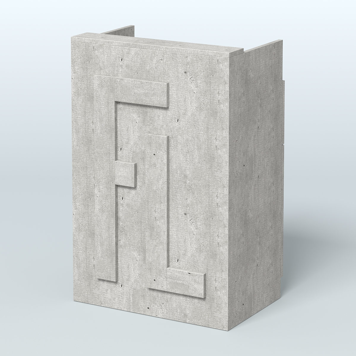 Прилавок "Фаберлинк" №3 под кассу Метрополитан Грей