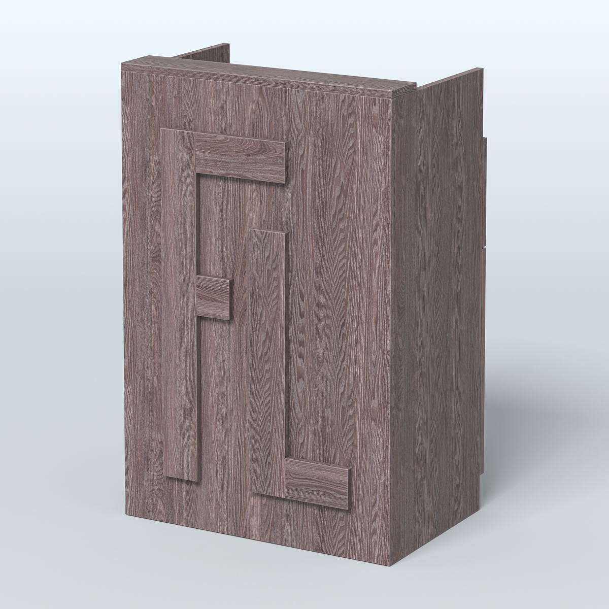 Прилавок "Фаберлинк" №3 под кассу Ясень Анкор темный