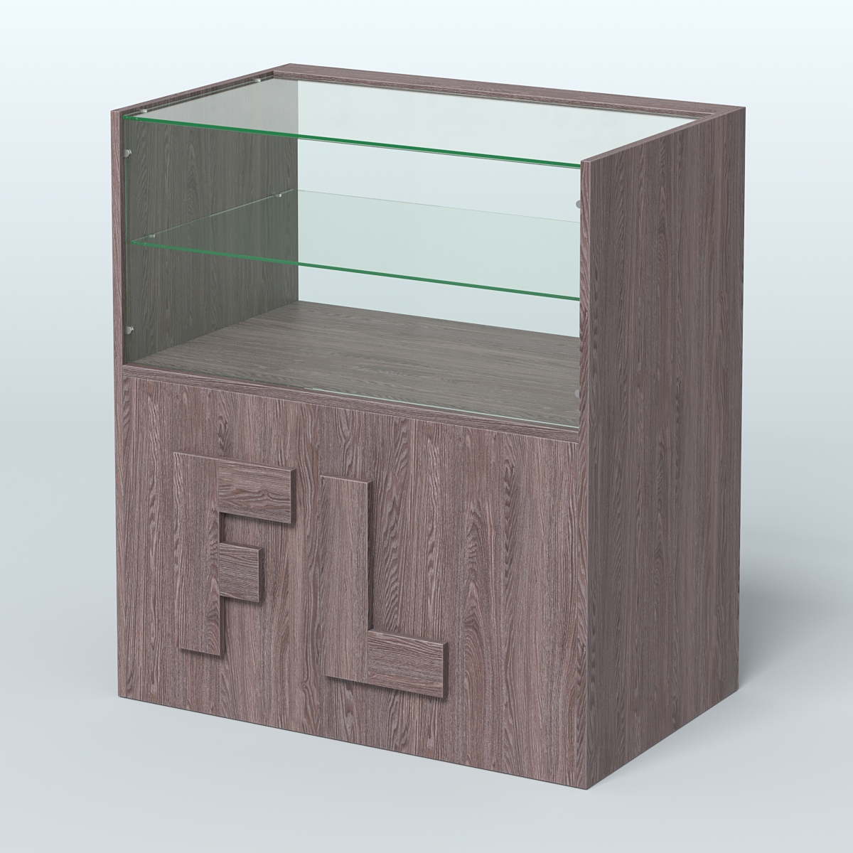 Прилавок "Фаберлинк" №4-800 Ясень Анкор темный