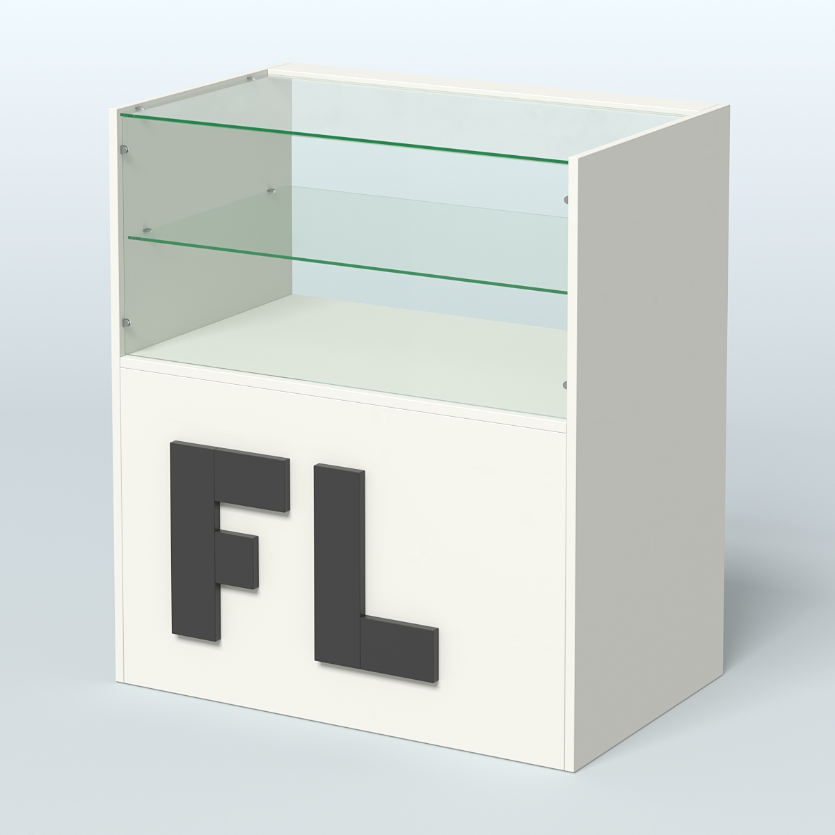 Прилавок "Фаберлинк" №4-800 Белый и Черный