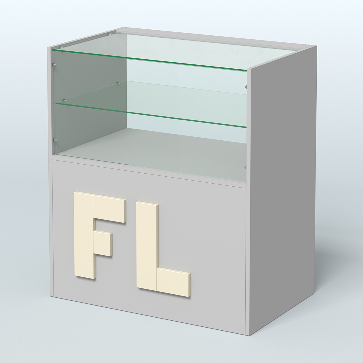 Прилавок "Фаберлинк" №4-800 Серый + Крем Вайс