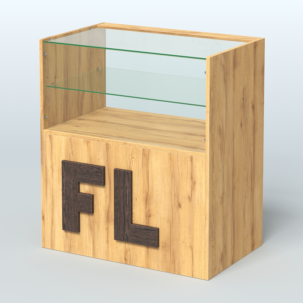 Прилавок "Фаберлинк" №4-800 Дуб Золотистый + Дуб Венге