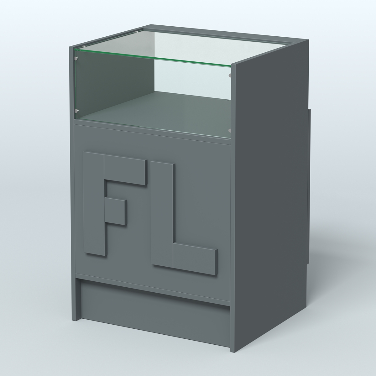 Прилавок "Фаберлинк" №2-600 Темно-Серый