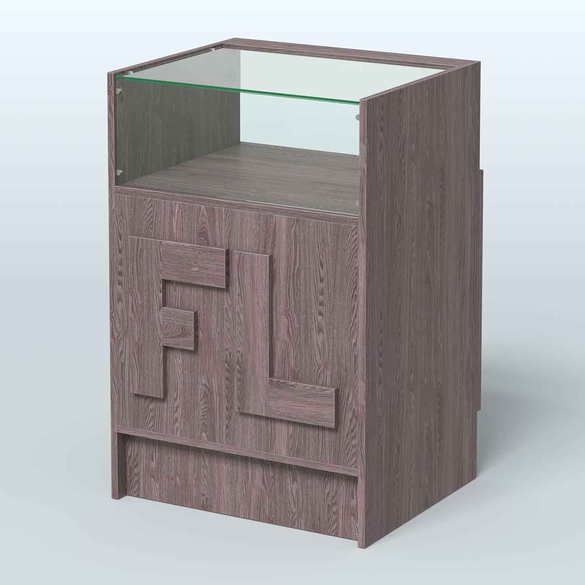 Прилавок "Фаберлинк" №2-600 Ясень Анкор темный