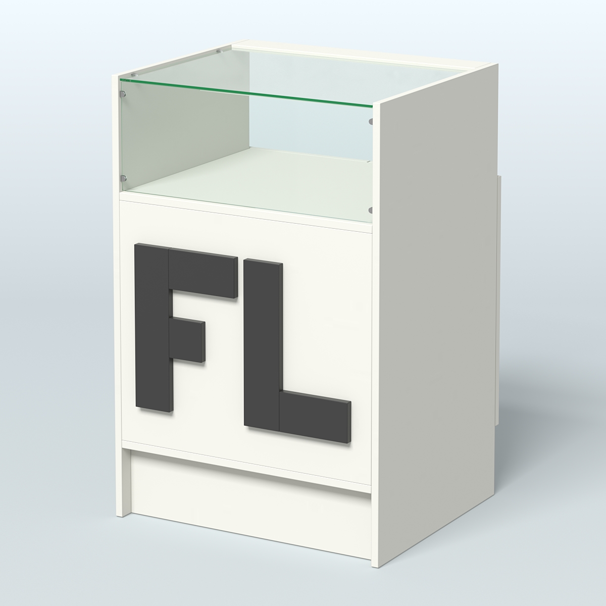 Прилавок "Фаберлинк" №2-600 Белый и Черный