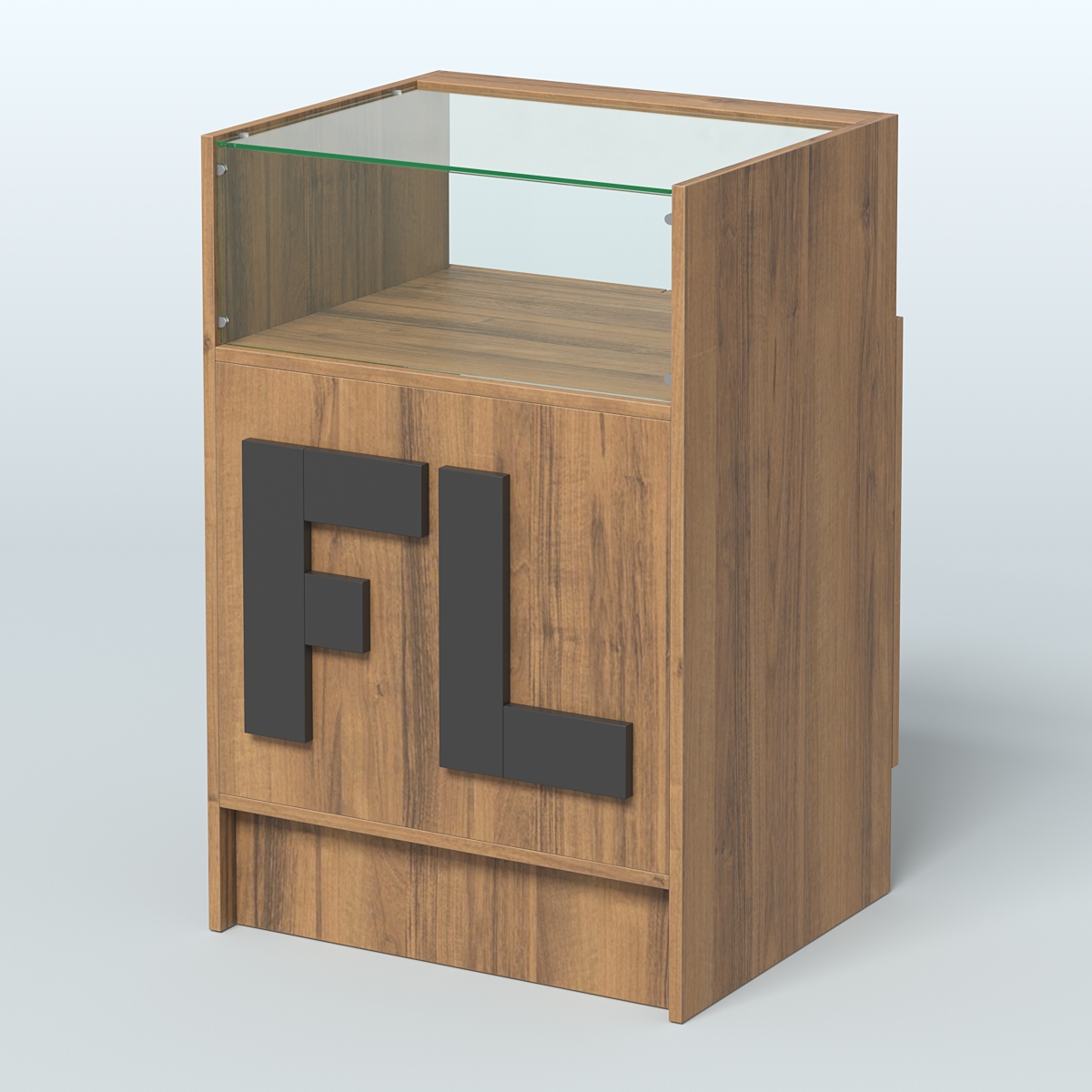 Прилавок "Фаберлинк" №2-600 Орех + Черный