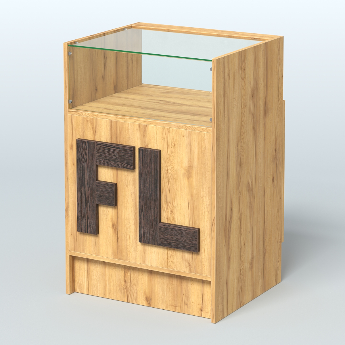 Прилавок "Фаберлинк" №2-600 Дуб Золотистый + Дуб Венге