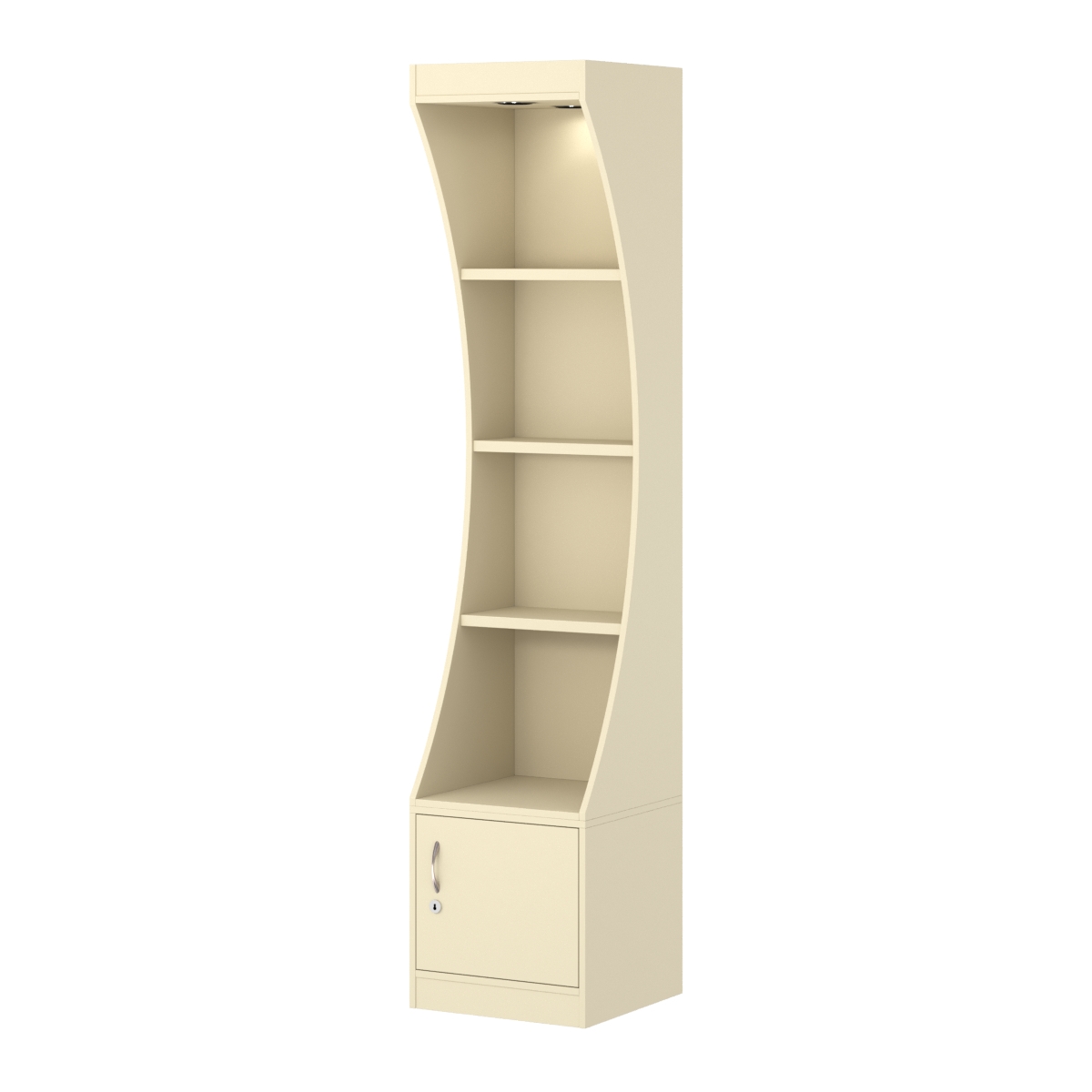 Стеллаж Гарант №1-2-450 Крем Вайс